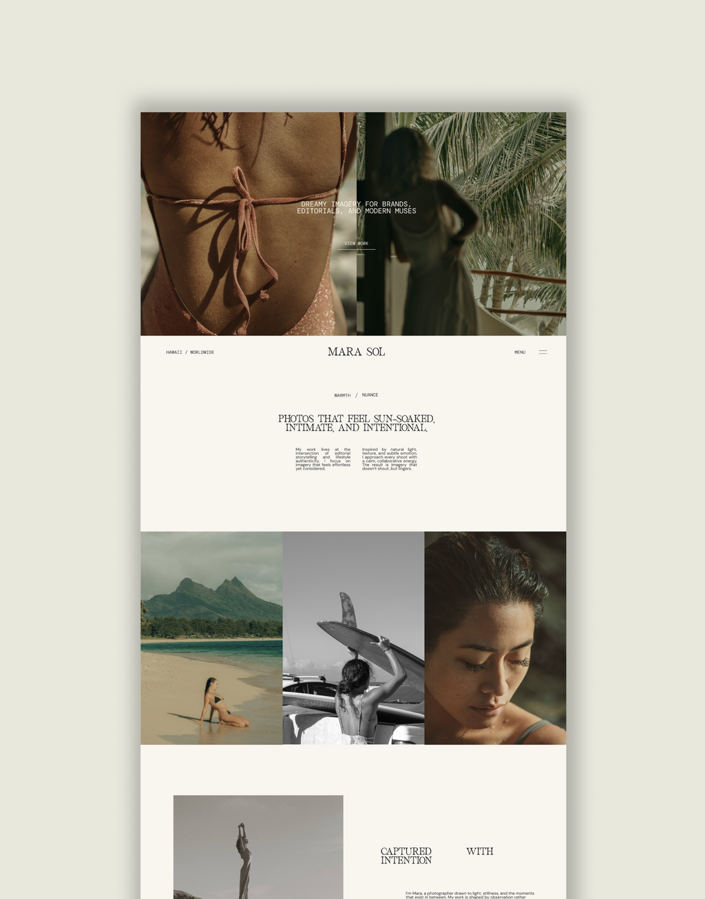 Showit Template | Mara