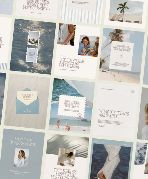 Coastal Minimal Instagram Templates