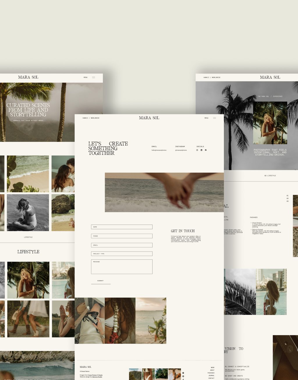 Showit Template | Mara