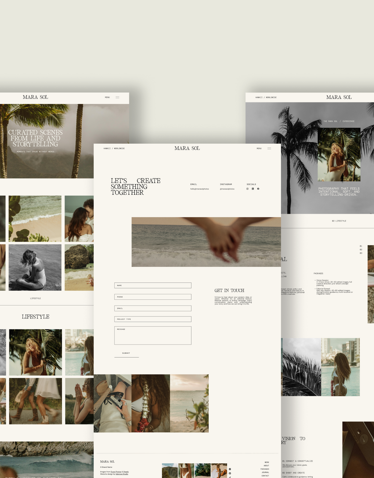 Showit Template | Mara